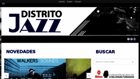What Distritojazz.es website looked like in 2016 (7 years ago)