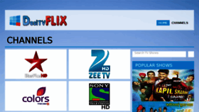 What Desitvflix.com website looked like in 2016 (7 years ago)
