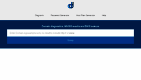 What Domaindiagnosis.com website looked like in 2016 (7 years ago)