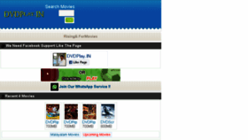 What Dvdplay.in website looked like in 2016 (7 years ago)