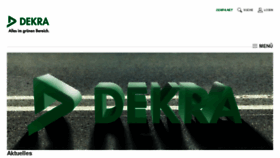 What Dekra.net website looked like in 2016 (7 years ago)