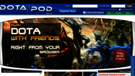 What Dotapod.com website looked like in 2016 (7 years ago)