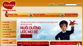 What Dumexvietnam.com website looked like in 2016 (7 years ago)