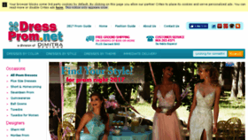 What Dressprom.net website looked like in 2016 (7 years ago)