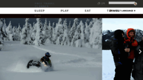 What Destinationyellowstone.com website looked like in 2016 (8 years ago)
