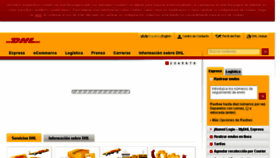 What Dhl.com.hn website looked like in 2016 (7 years ago)