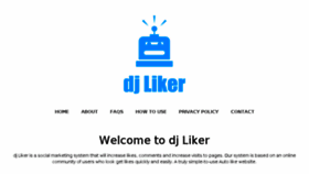 What Djliker.com website looked like in 2016 (7 years ago)