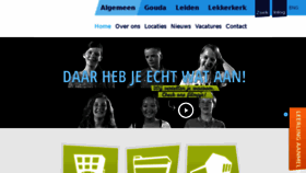 What Driestarcollege.nl website looked like in 2016 (7 years ago)