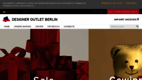 What Designer-outlet-berlin.de website looked like in 2016 (7 years ago)