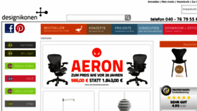 What Designikonen.de website looked like in 2016 (9 years ago)