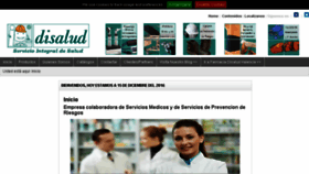 What Disalud.net website looked like in 2016 (7 years ago)