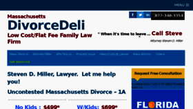What Divorcedeli.com website looked like in 2016 (7 years ago)