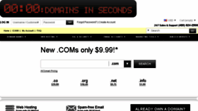 What Domainsinseconds.com website looked like in 2016 (7 years ago)