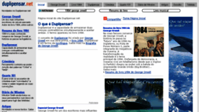 What Duplipensar.net website looked like in 2016 (7 years ago)