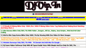 What Djvip.in website looked like in 2016 (7 years ago)
