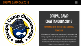 What Drupalcampchattanooga.com website looked like in 2016 (7 years ago)