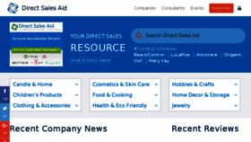 What Directsalesaid.com website looked like in 2016 (7 years ago)