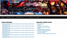 What Dubbedcrazy.net website looked like in 2016 (7 years ago)