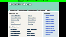 What Doshnetwork.com website looked like in 2016 (7 years ago)