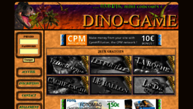 What Dino-game.com website looked like in 2016 (7 years ago)