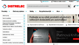 What Distrelec.cz website looked like in 2016 (7 years ago)