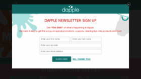What Dapplebaby.com website looked like in 2016 (7 years ago)