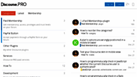 What Discourse.pro website looked like in 2016 (7 years ago)