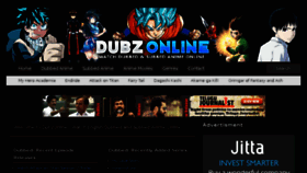 What Dubzonline.co website looked like in 2016 (7 years ago)