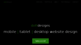 What Dottdesigns.co.uk website looked like in 2016 (7 years ago)