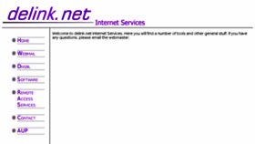 What Delink.net website looked like in 2016 (7 years ago)