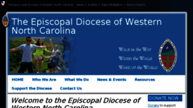 What Diocesewnc.org website looked like in 2016 (7 years ago)