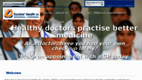 What Doctorshealthsa.com.au website looked like in 2016 (7 years ago)