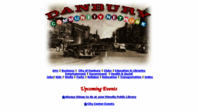 What Danbury.org website looked like in 2016 (7 years ago)