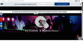 What Djfeddamobiledisco.com website looked like in 2016 (7 years ago)