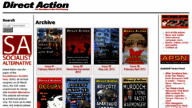 What Directaction.org.au website looked like in 2016 (7 years ago)