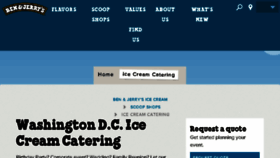 What Dcbenjerry.com website looked like in 2016 (7 years ago)