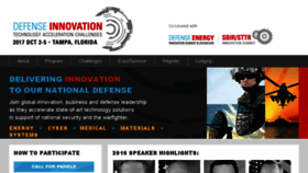 What Defenseinnovation.us website looked like in 2016 (7 years ago)
