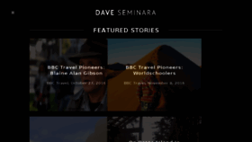 What Daveseminara.com website looked like in 2016 (7 years ago)