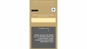 What Davidjohngriffin.com website looked like in 2016 (7 years ago)