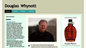 What Douglaswhynott.com website looked like in 2016 (7 years ago)