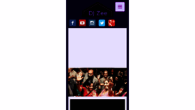 What Dj-zee.com website looked like in 2016 (7 years ago)