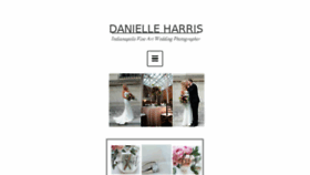 What Danielleharrisphotography.com website looked like in 2016 (8 years ago)
