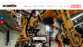 What Dcrobotics.ca website looked like in 2016 (8 years ago)