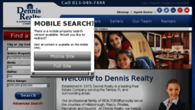 What Dennisrealty.com website looked like in 2016 (7 years ago)