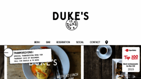 What Dukesbrewandque.com website looked like in 2016 (7 years ago)