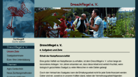 What Dreschflegel-verein.de website looked like in 2016 (7 years ago)
