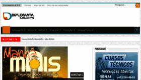 What Diplomatafm.com.br website looked like in 2016 (7 years ago)