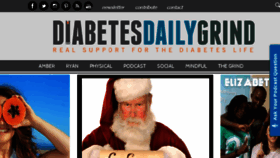 What Diabetesdailygrind.com website looked like in 2016 (7 years ago)