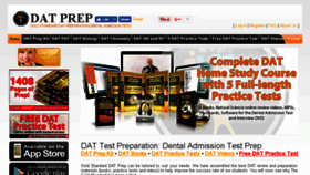 What Dat-prep.com website looked like in 2016 (7 years ago)