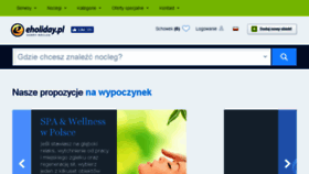 What Dobrynocleg.pl website looked like in 2016 (7 years ago)